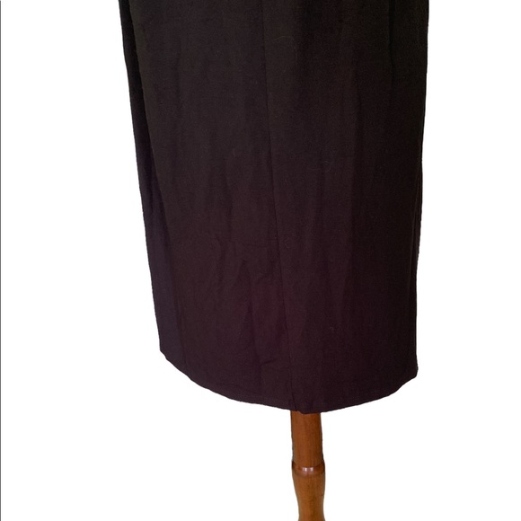 NWT Lilla P “The Black Dress” Tie Neck Cutout Bow Detail Tunic Dress - XL - Picture 9 of 13